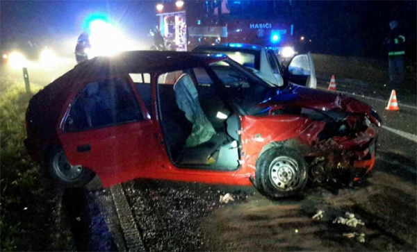 Při nehodě v Mistrovicích byl zraněn řidič